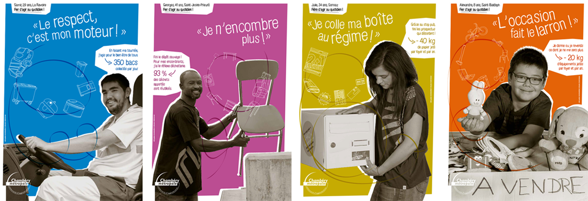 campagne stratégie Chambéry métropole affiche decaux