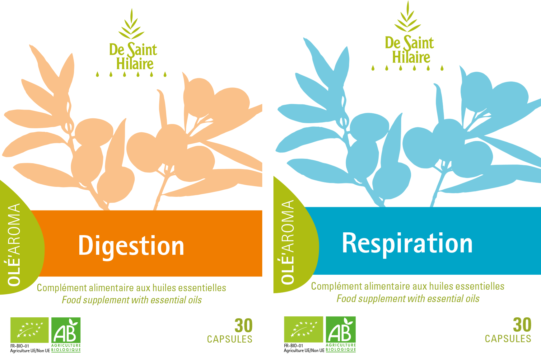 identité visuelle helpac étui olé'aroma