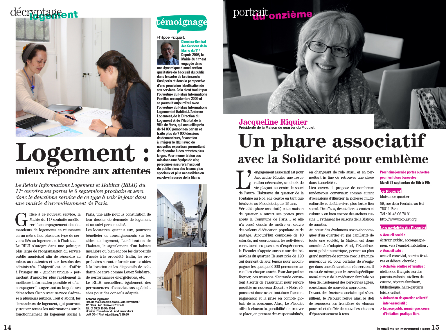 Mairie onzième journal